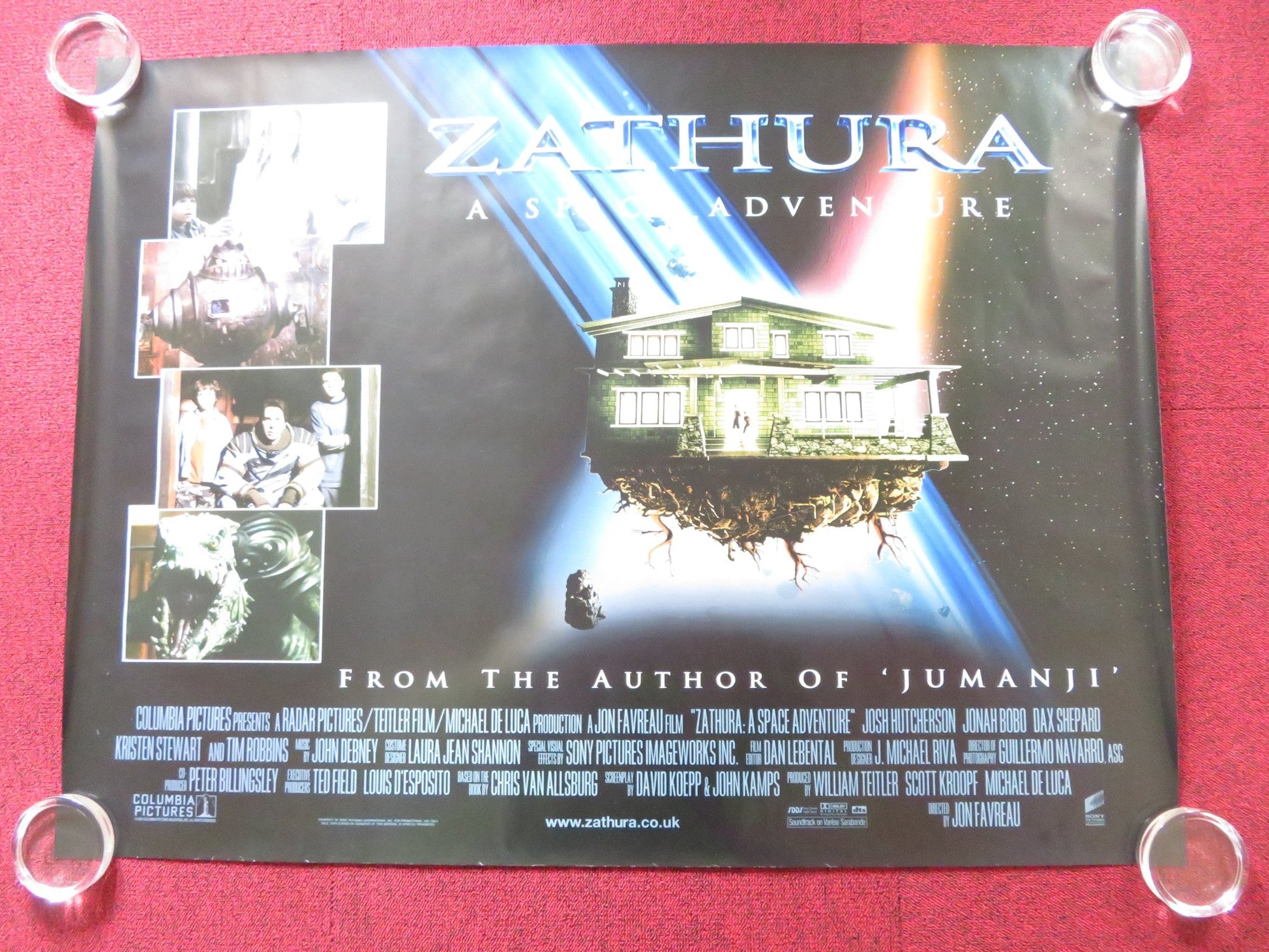 ZATHURA: A SPACE ADVENTURE - B UK QUAD (30"x 40") ROLLED POSTER JONAH BOBO 2005 Rendezvous Cinema Movie posters