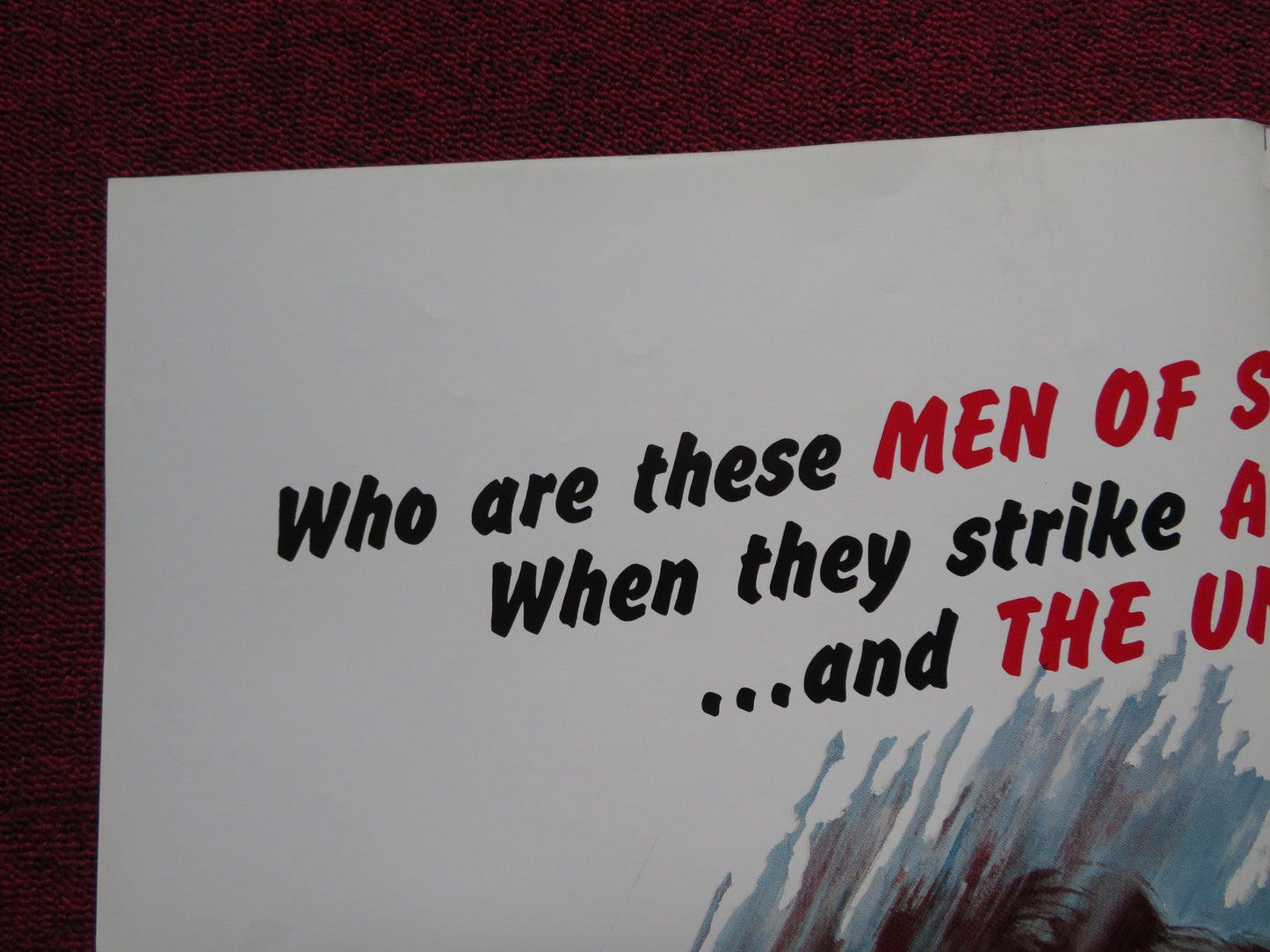 ZEBRA FORCE FOLDED US ONE SHEET POSTER MIKE LANE RICHARD X. SLATTERY 1976 Rendezvous Cinema Movie posters