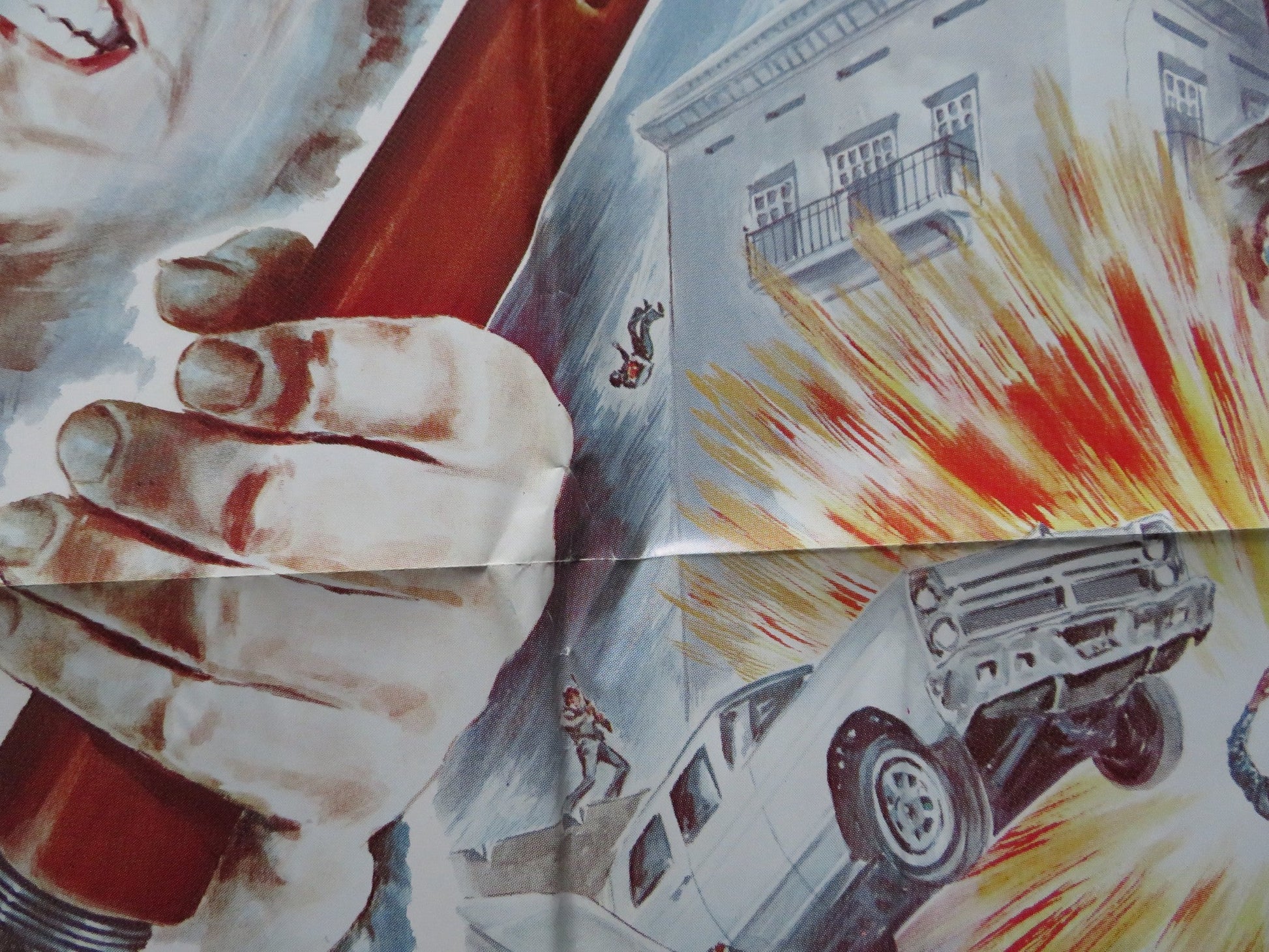 ZEBRA FORCE FOLDED US ONE SHEET POSTER MIKE LANE RICHARD X. SLATTERY 1976 Rendezvous Cinema Movie posters