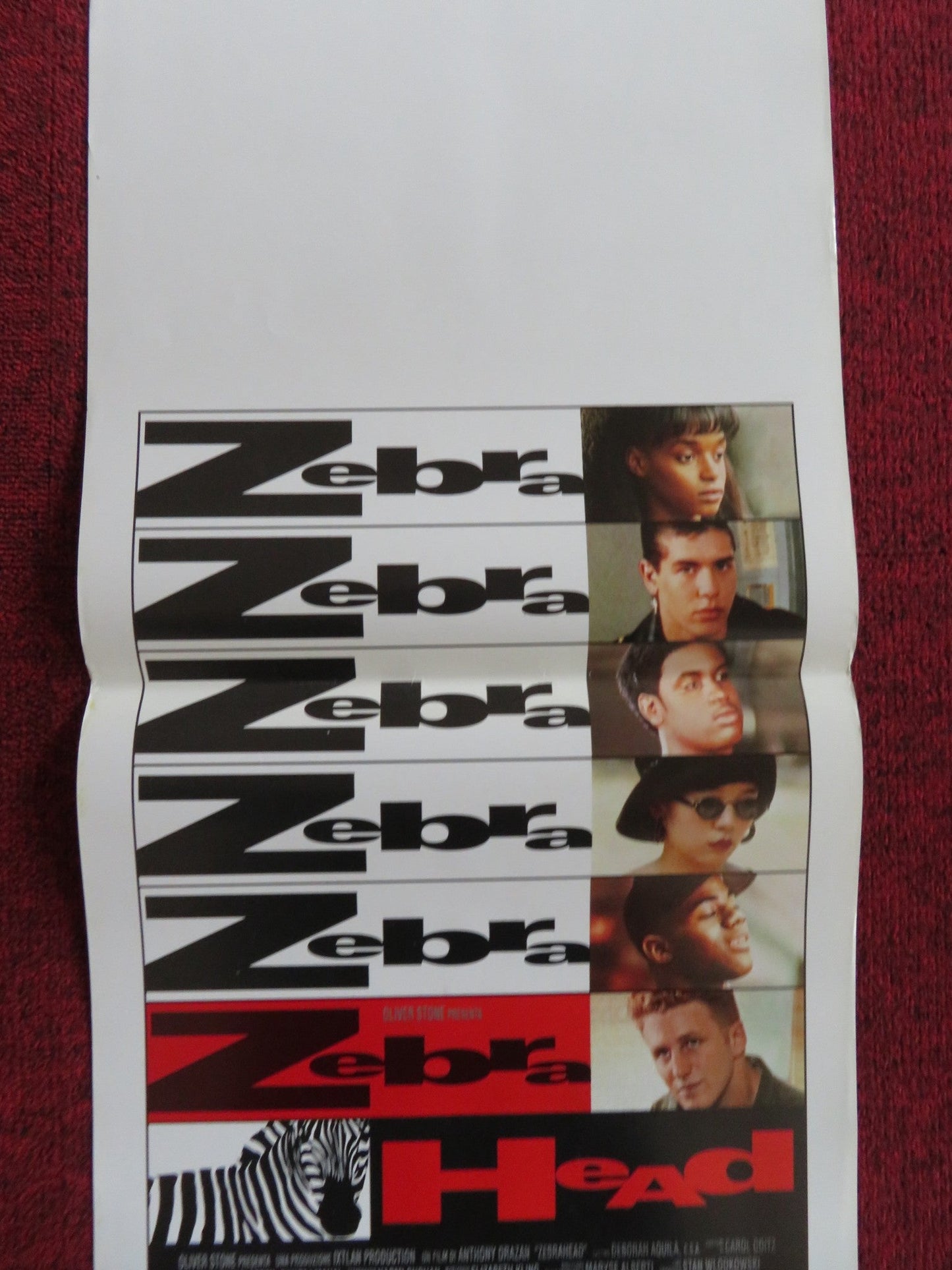 ZEBRAHEAD ITALIAN LOCANDINA POSTER MICHAEL RAPAPORT KEVIN CORRIGAN 1993 Rendezvous Cinema Movie posters