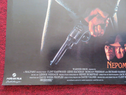 ZEPOMIRLJIVL / Unforgiven YUGOSLAVIAN (17.5"x 24.5") POSTER CLINT EASTWOOD 1992 Movie posters