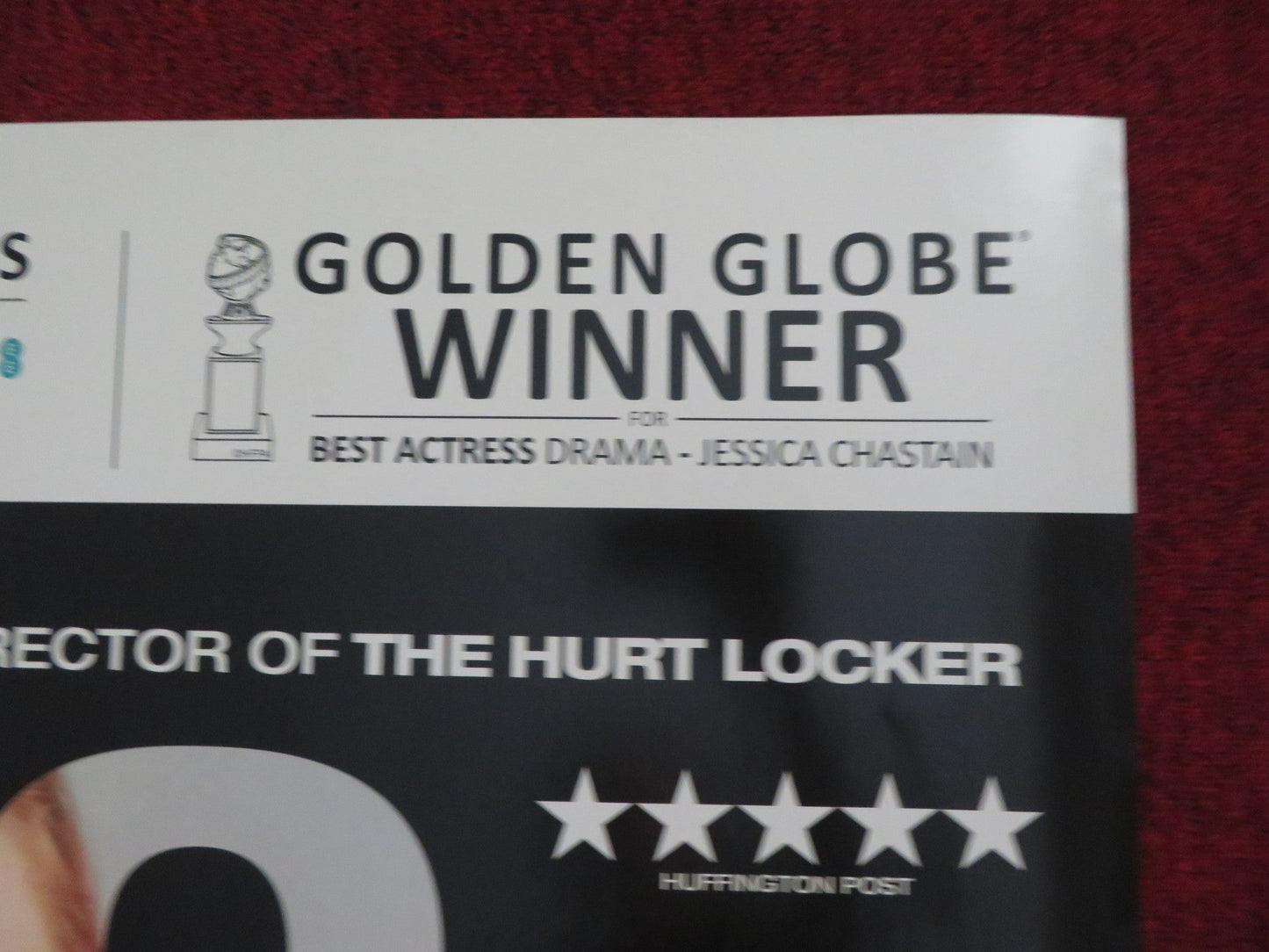 ZERO DARK THIRTY UK QUAD (30"x 40") ROLLED POSTER JESSICA CHASTAIN J.CLARKE '12 Rendezvous Cinema Movie posters