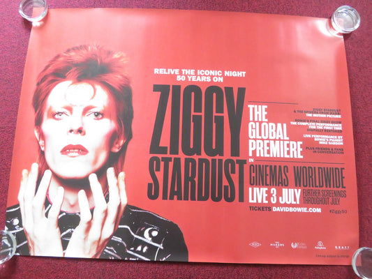 ZIGGY STARDUST AND THE SPIDERS FROM MARS UK QUAD (30"x 40") ROLLED POSTER R2023 Rendezvous Cinema Movie posters