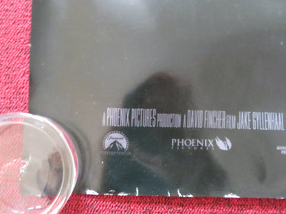 ZODIAC UK QUAD (30"x 40") ROLLED POSTER JAKE GYLLENHAAL MARK RUFFALO 2007 Rendezvous Cinema Movie posters