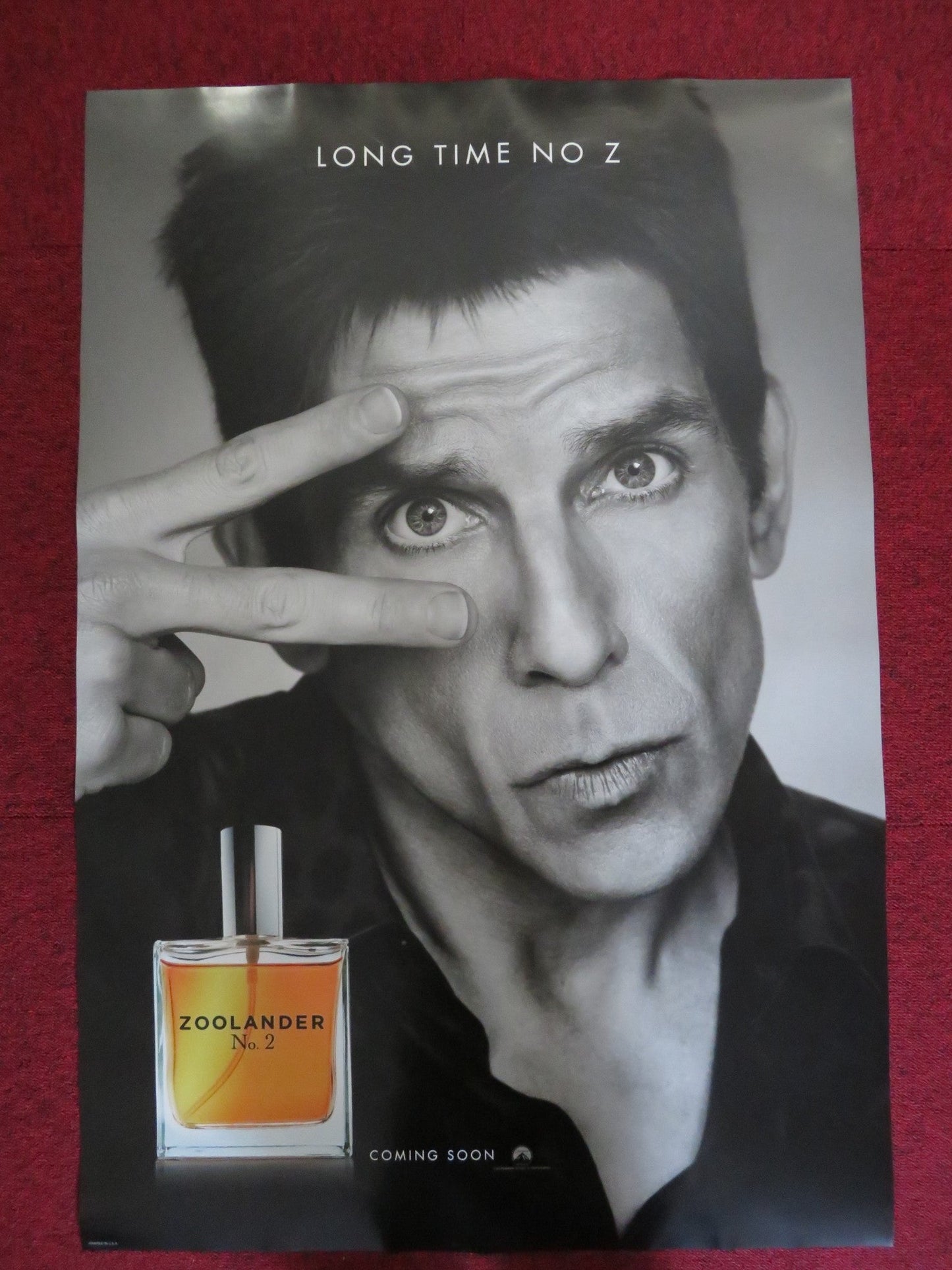 ZOOLANDER 2 US ONE SHEET ROLLED POSTER BEN STILLER 2016 Rendezvous Cinema Movie posters