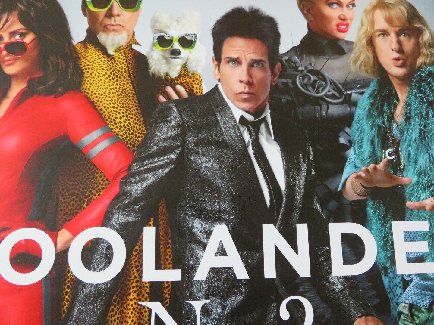 ZOOLANDER 2 US ONE SHEET ROLLED POSTER BEN STILLER OWEN WILSON 2016 Movie posters