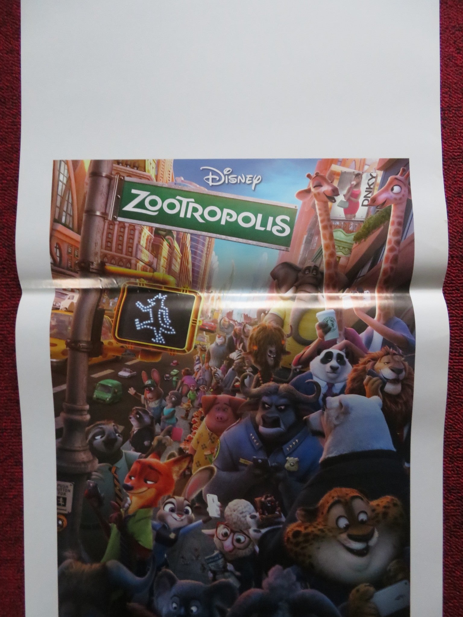 ZOOTROPOLIS ITALIAN LOCANDINA POSTER DISNEY JASON BATEMAN 2016 Rendezvous Cinema Movie posters