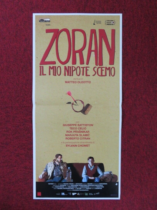 ZORAN IL MIO NIPOTE SCEMO ITALIAN LOCANDINA (26.5"x12.5") POSTER 2013 Movie posters
