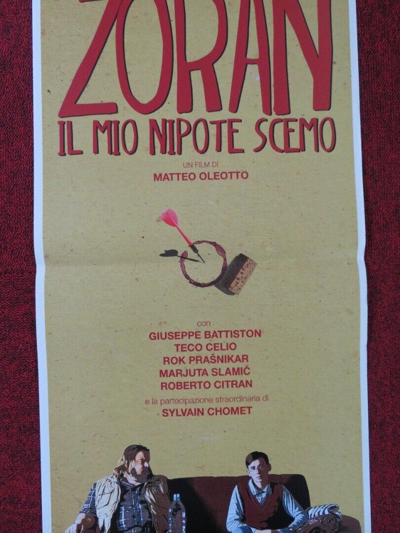 ZORAN IL MIO NIPOTE SCEMO ITALIAN LOCANDINA (26.5"x12.5") POSTER 2013 Movie posters