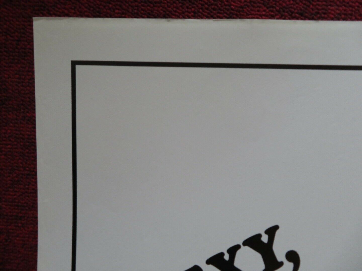 ZORRO, THE GAY BLADE FOLDED US ONE SHEET POSTER GEORGE H AMILTON 1981 - Rendezvous Cinema