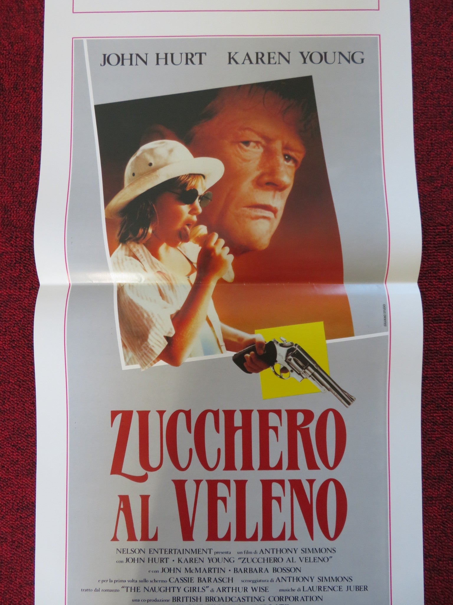ZUCCHERO AL VELENO ITALIAN LOCANDINA POSTER JOHN HURT KAREN YOUNG 1989 Rendezvous Cinema Movie posters