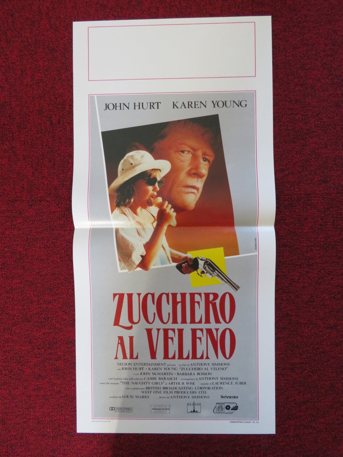 ZUCCHERO AL VELENO ITALIAN LOCANDINA POSTER JOHN HURT KAREN YOUNG 1989 Rendezvous Cinema Movie posters