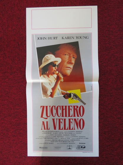 ZUCCHERO AL VELENO ITALIAN LOCANDINA POSTER JOHN HURT KAREN YOUNG 1989 Rendezvous Cinema Movie posters