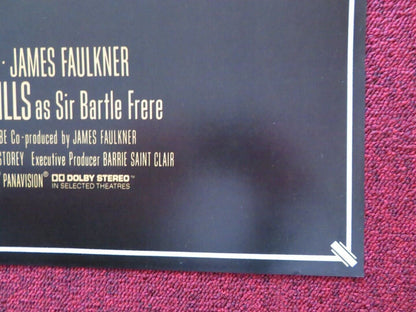 ZULU DAWN (38.5" X 25.5") FOLDED US ONE SHEET POSTER BURT LANCASTER 1979 Movie posters