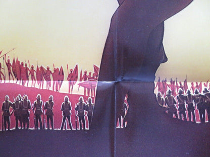ZULU DAWN (38.5" X 25.5") FOLDED US ONE SHEET POSTER BURT LANCASTER 1979 Movie posters