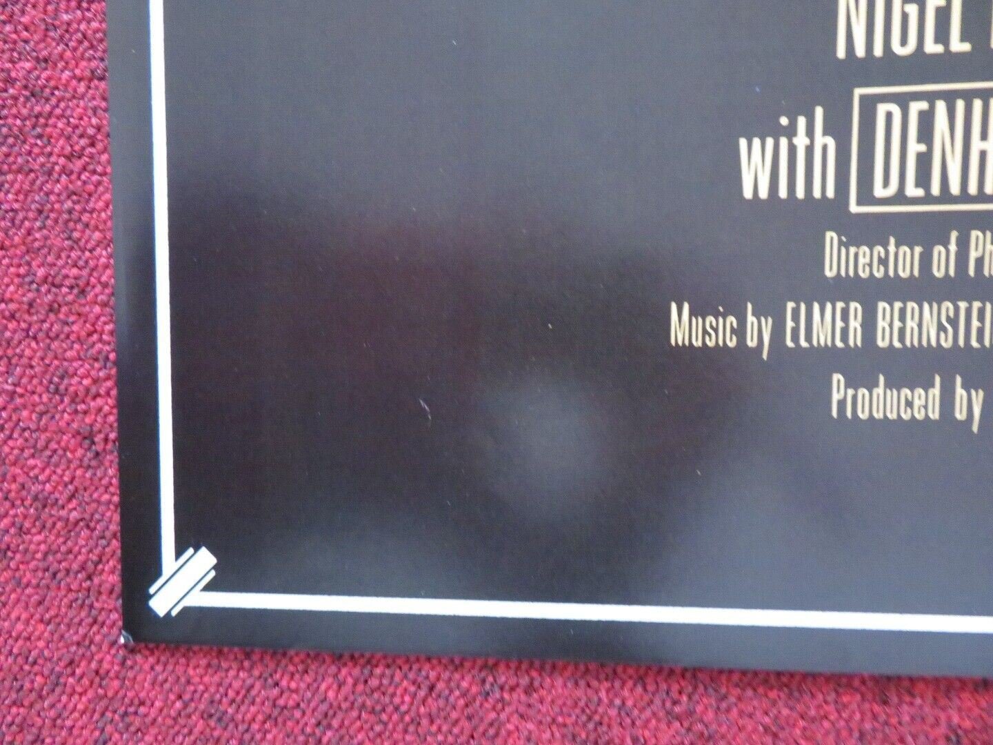 ZULU DAWN (38.5" X 25.5") FOLDED US ONE SHEET POSTER BURT LANCASTER 1979 Movie posters