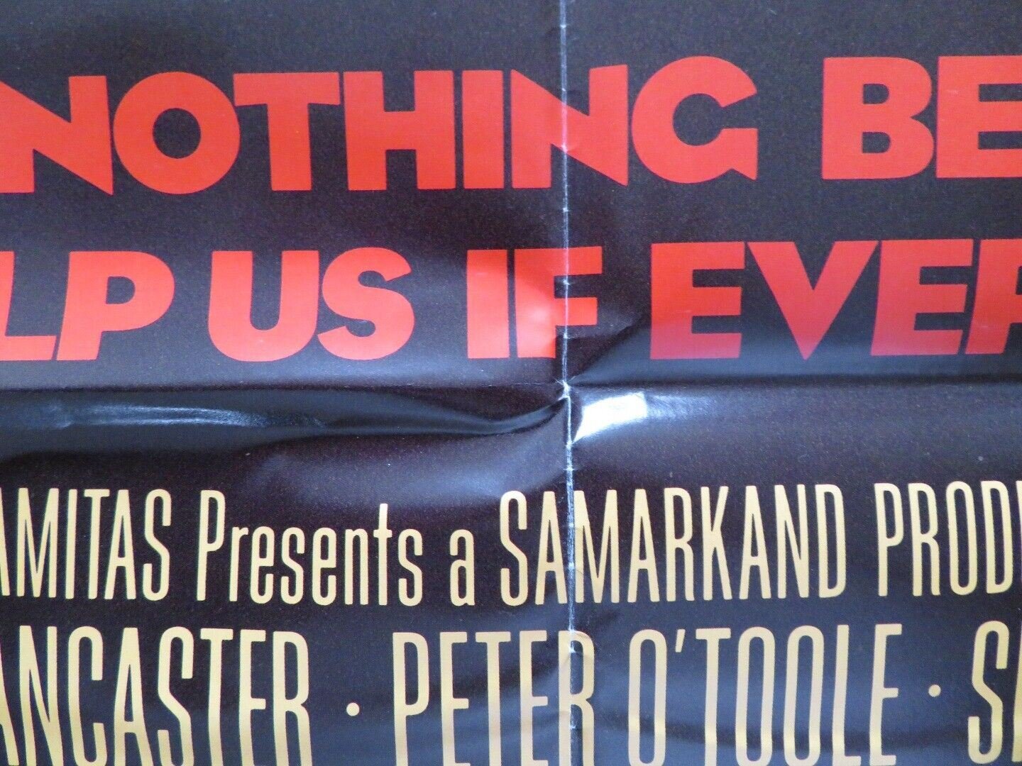 ZULU DAWN (38.5" X 25.5") FOLDED US ONE SHEET POSTER BURT LANCASTER 1979 Movie posters